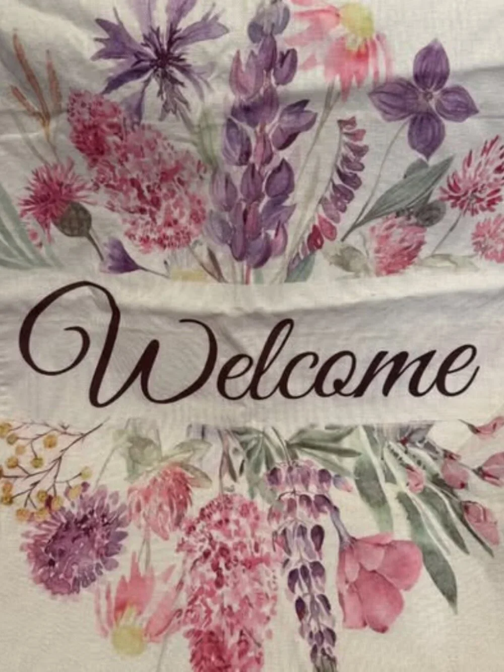 Welcome Flag Double Sided Farmhouse Flag Home & Yard Hanging Patio Flag Lawn Dec